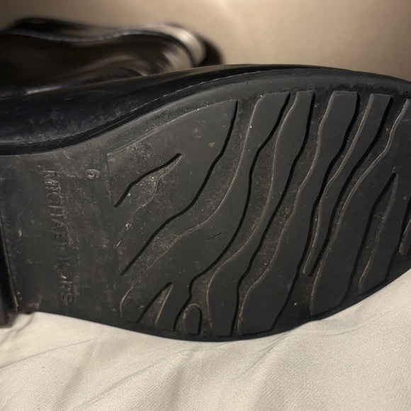 Michael Kors Shiny Black Tall Boots - Picture 3 of 5